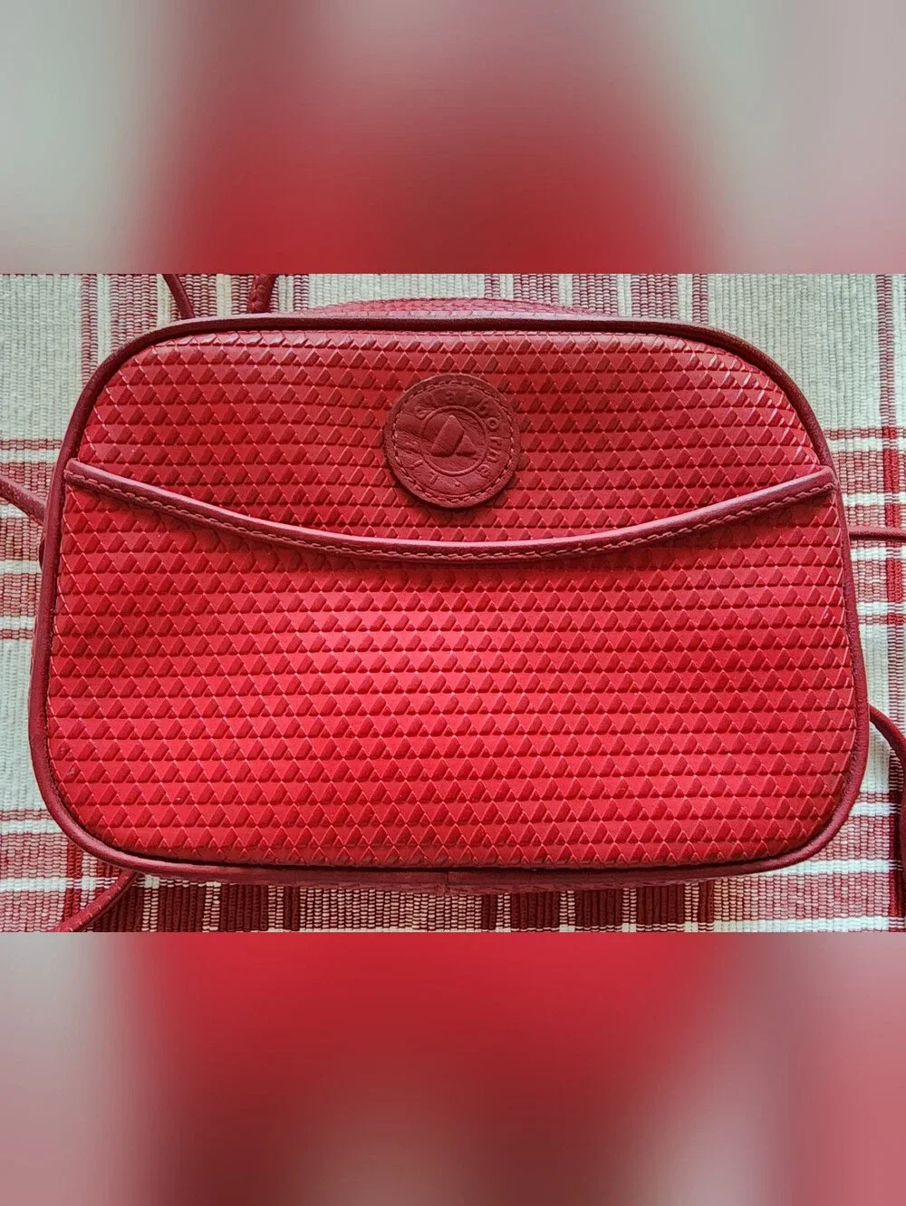 Vintage Red Crossbody Liz Claiborne Bag